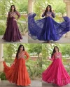 Ka 1271 Georgette Bandhani Print Work Navratri Gown Collection